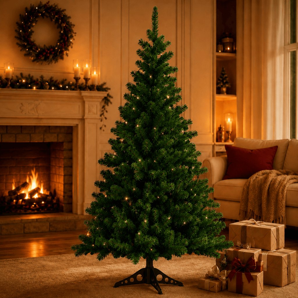 Árvore Natal Verde 150cm 220 Galhos Pinheiro