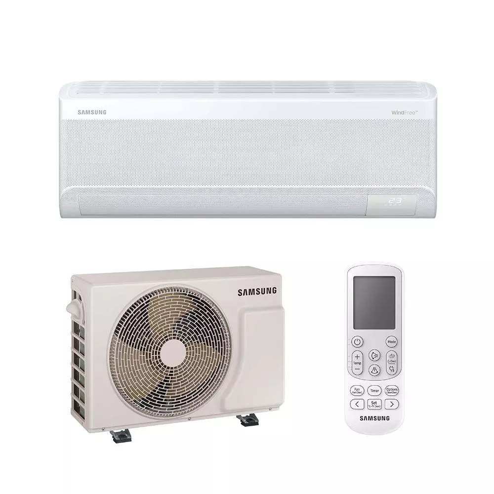 Ar Condicionado Split Hi Wall WindFree AI Pro Samsung Inverter 24.000 Btus Frio 220V R-32