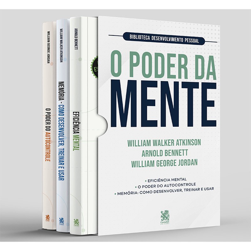 Box com 3 Livros: O Poder da Mente