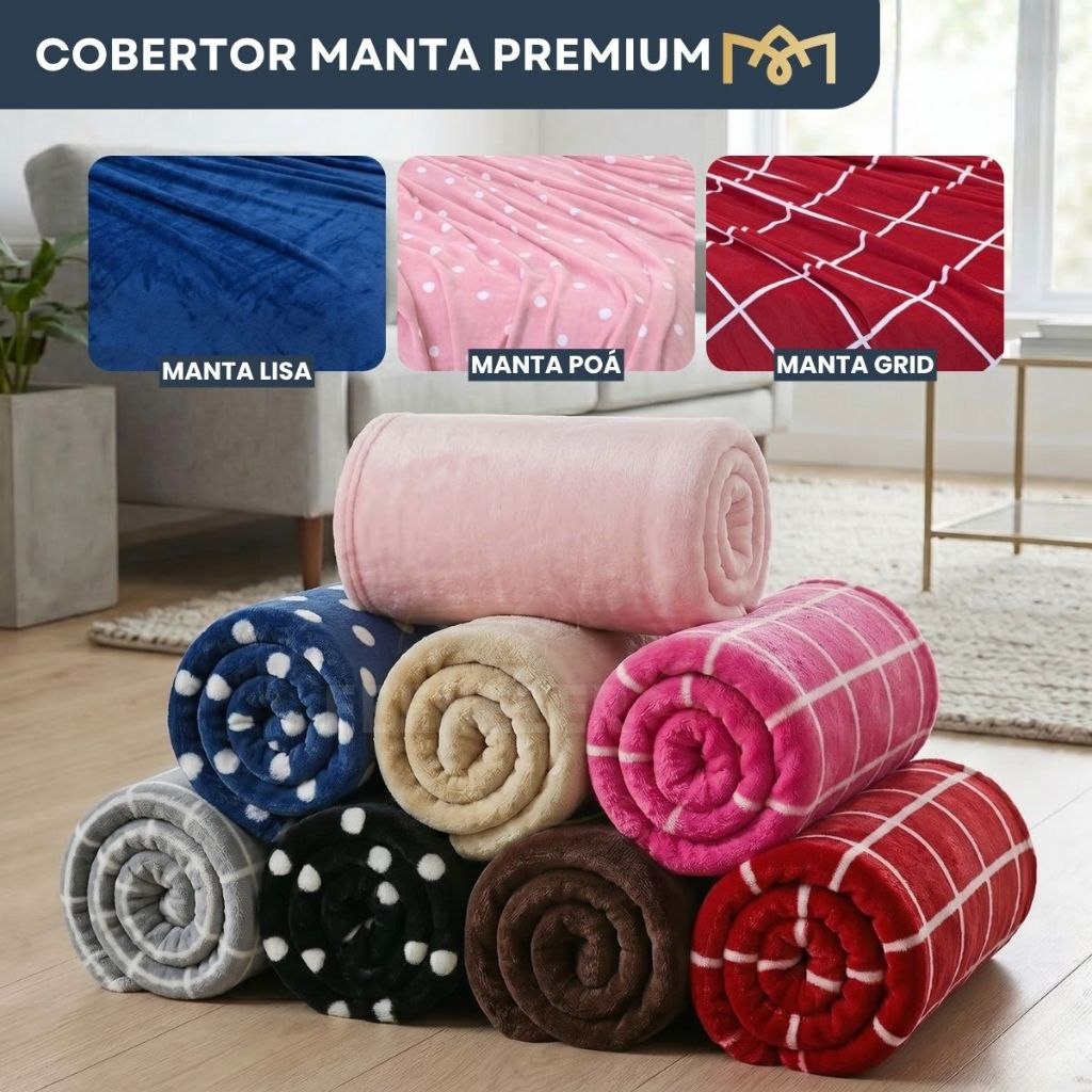 Cobertor Manta Casal Microfibra Soft