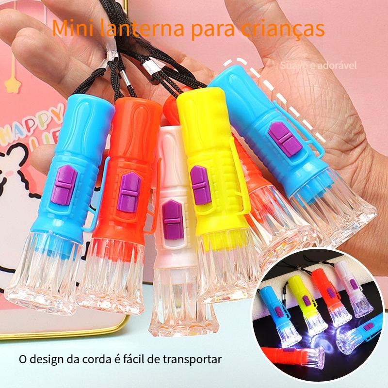 KIT Mini Lanterna Led Tática Portátil