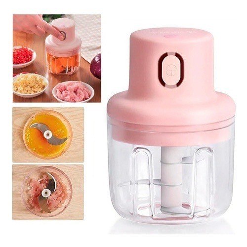 Mini Processador Elétrico Portátil 250ml