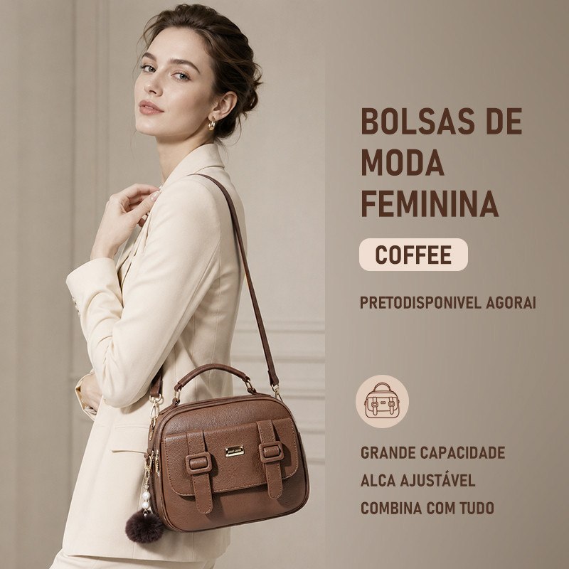 Bolsa Feminina com Alça Lateral Transversal