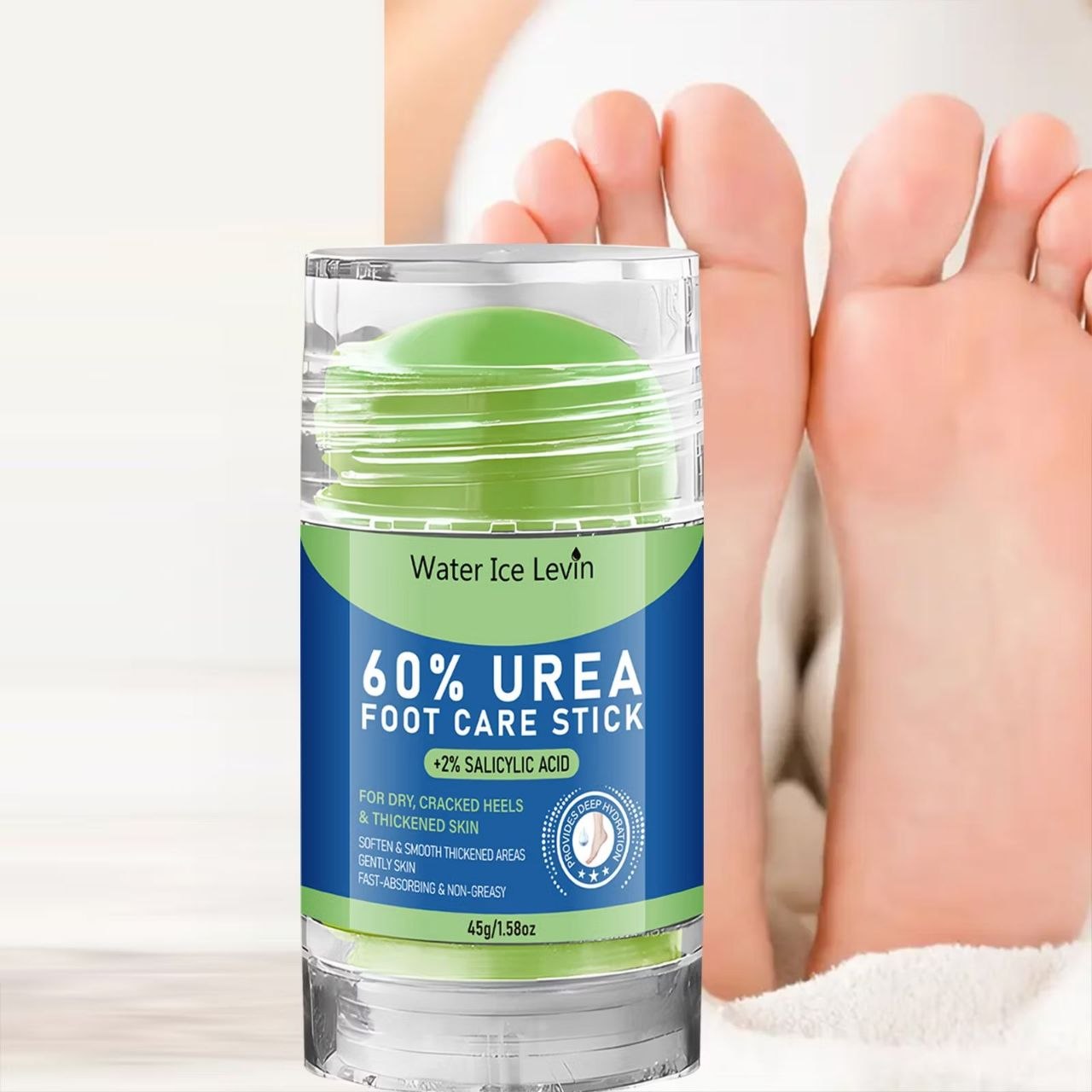 Creme de Ureia para Calcanhares Secos e Rachados