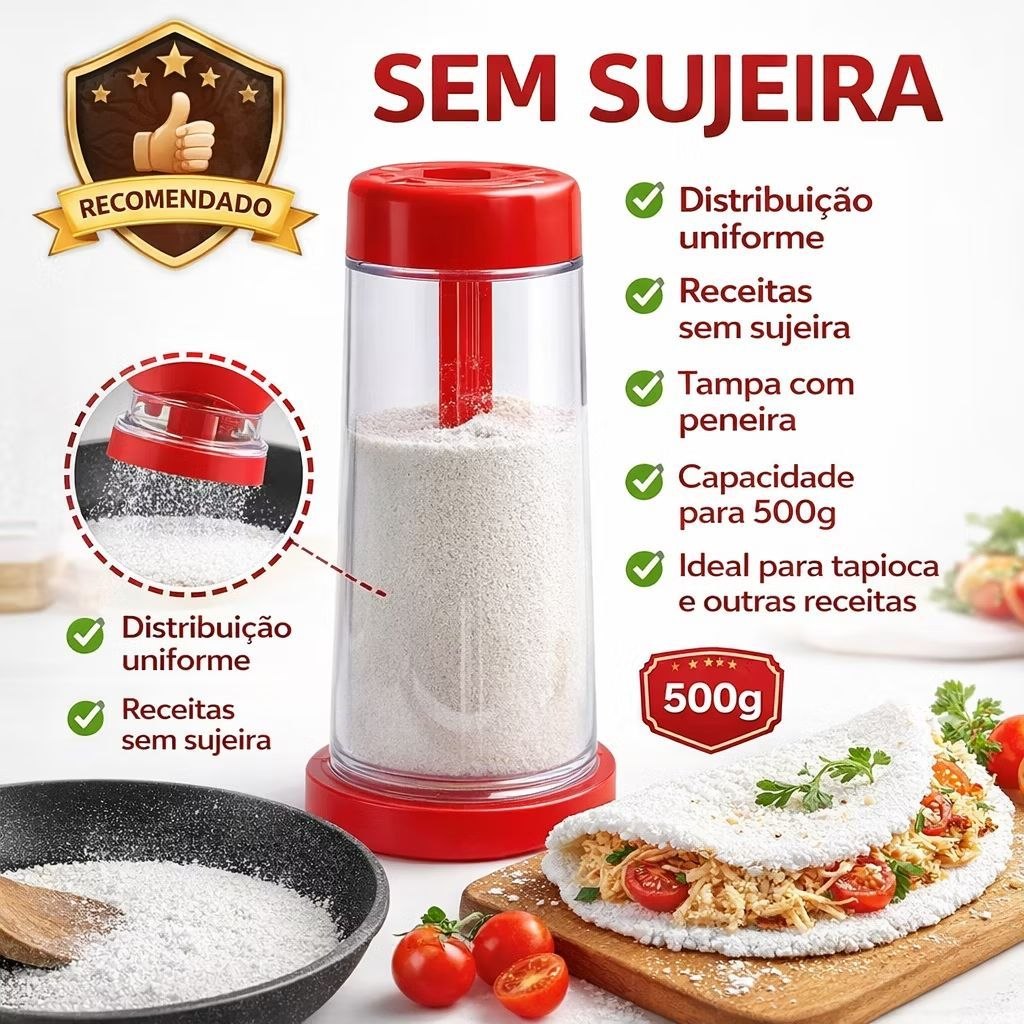Tapioqueira Peneira Polvilhador