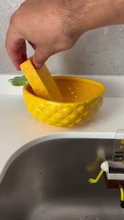 Bowl de Abacaxi para Esponjas