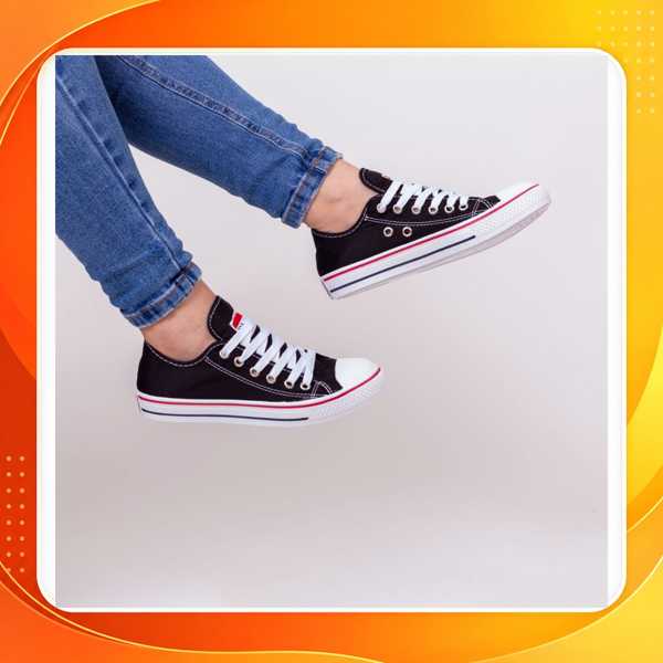 Tênis feminino casual cano baixo