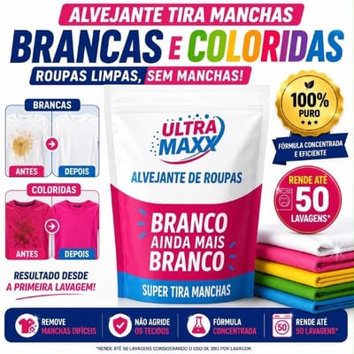 Percarbonato 100% Puro Tira Manchas