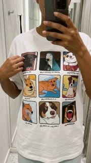 Camiseta Memes de Cachorro - Escolha A Cor