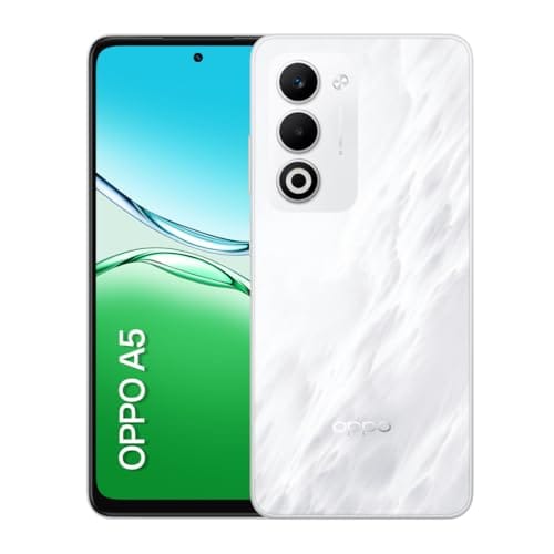 Smartphone OPPO A5 256GB 6GB RAM Bateria 6000mAh 45W 50MP AI Câmera BRANCO