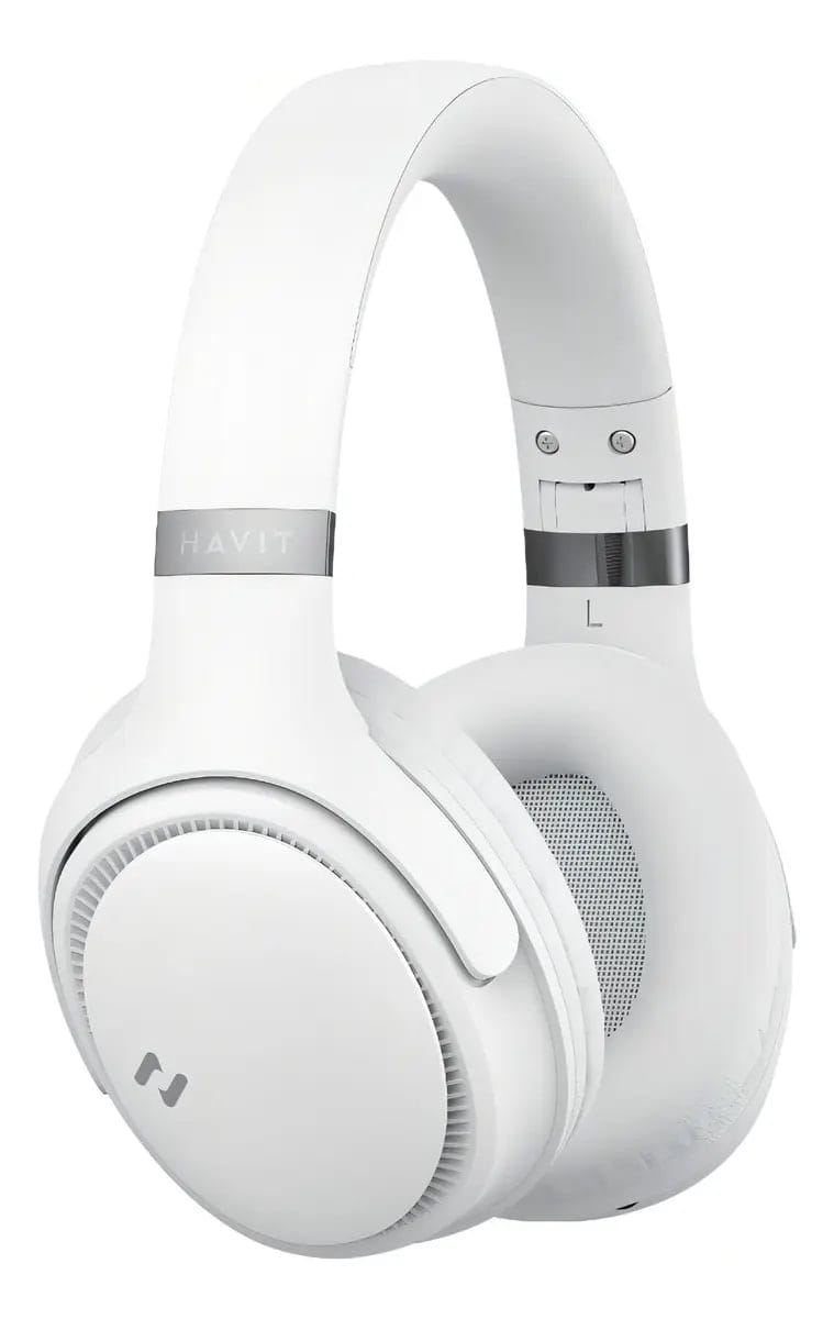 Heaphone Havit H630bt Bluetooth 5.3 On-ear 3d 55h Cor Bege