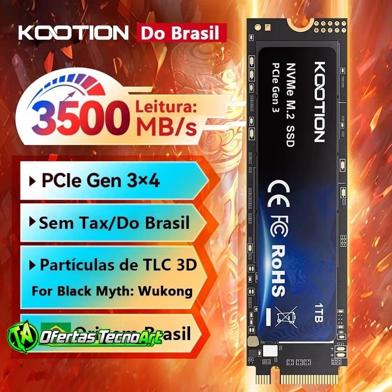 SSD Nvme M2 512GB Kootion X15 lite