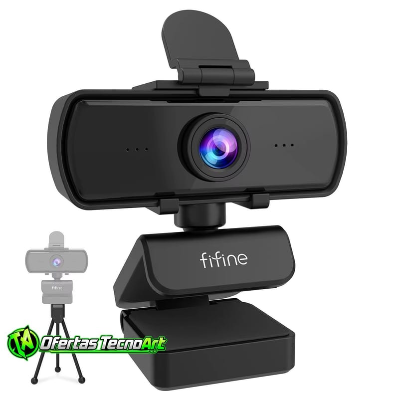 Webcam Fifine K420 2K Com Microfone 1440p tripé k 420