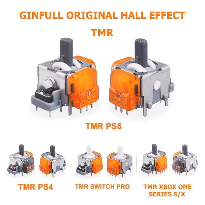Kit 2 Analógico 3D Hall Effect TMR Original GINFULL