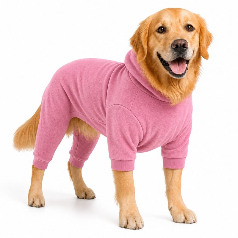 Macacão Pet com Capuz de Frio